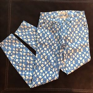 Vineyard Vines Women's Lattice Print Skinny Jeans